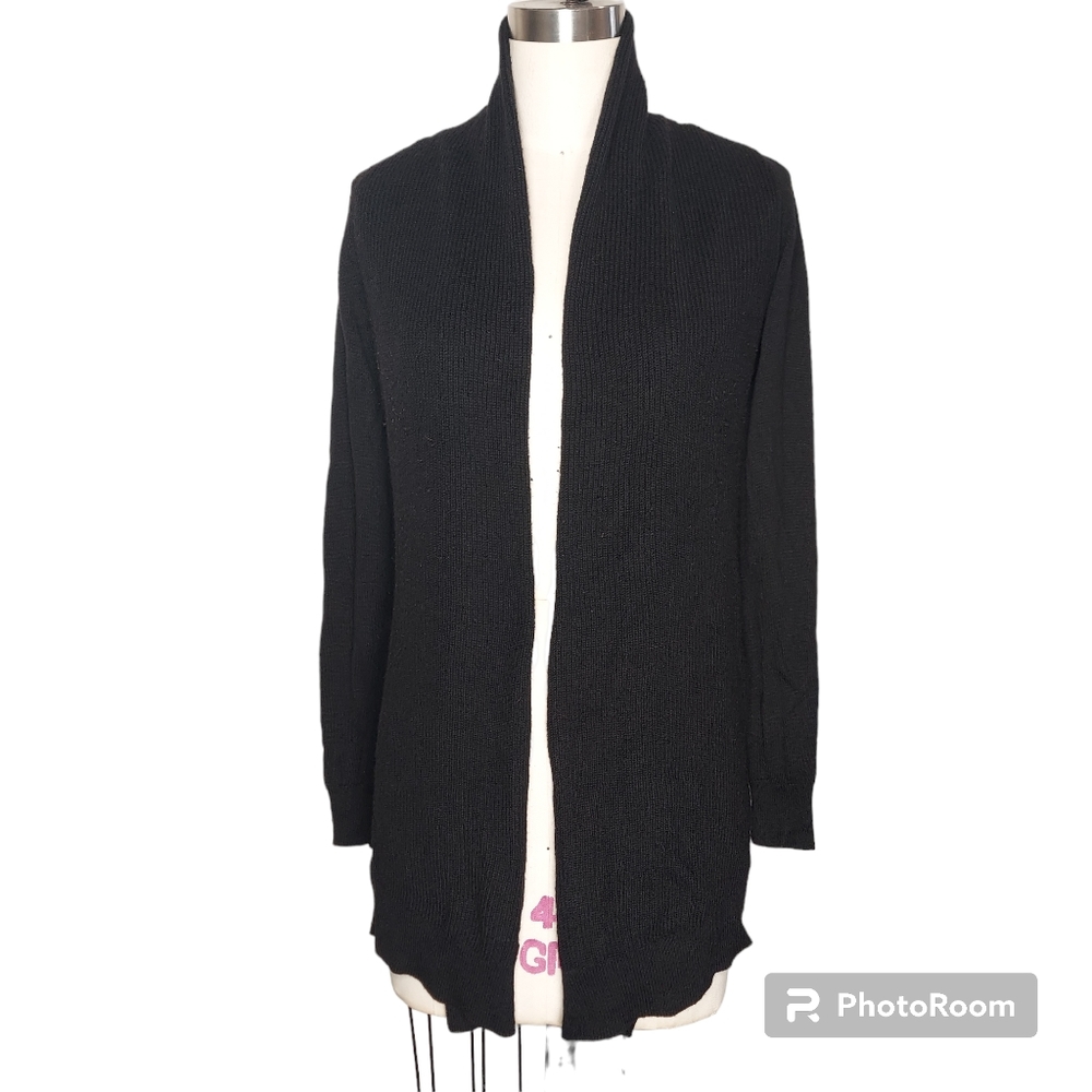 Black Ann Taylor Shawl Cardigan